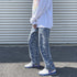 Men's Hip Hop Loose Straight Fit Denim Jeans