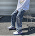 Men's Hip Hop Loose Straight Fit Denim Jeans