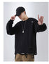 Men's Hip Hop Solid Color Pullover Hole Sweatshirts