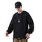 Men's Hip Hop Solid Color Pullover Hole Sweatshirts