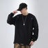 Men's Hip Hop Solid Color Pullover Hole Sweatshirts