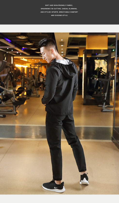 Men's Hot Sweat Gym Workout Bodybuilding Sauna Pants