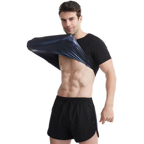 Men's Hot Sweat Undershirt Slimming Workout Shapewear