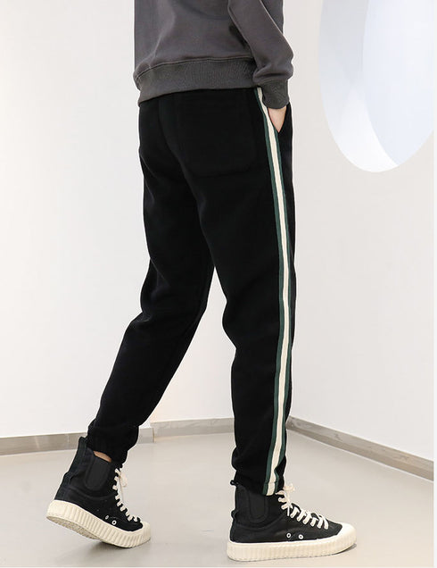 Men's Fleece-Lined Joggers Sports Pants Plus Size Sweatpants