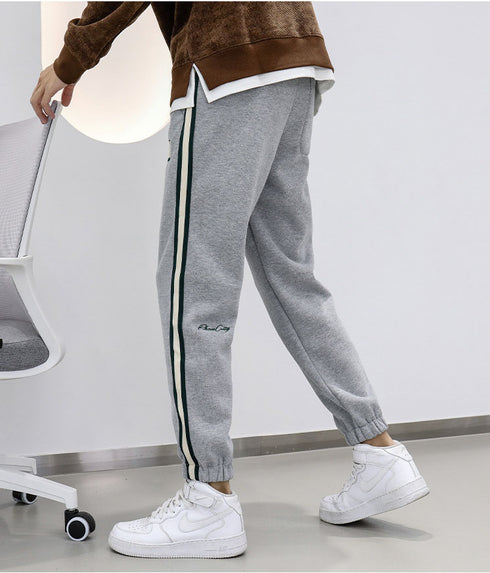 Men's Fleece-Lined Joggers Sports Pants Plus Size Sweatpants