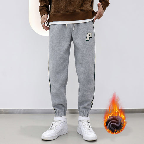 Men's Fleece-Lined Joggers Sports Pants Plus Size Sweatpants