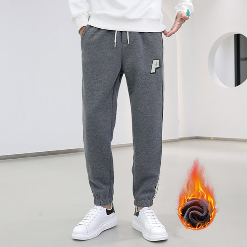 Men's Fleece-Lined Joggers Sports Pants Plus Size Sweatpants
