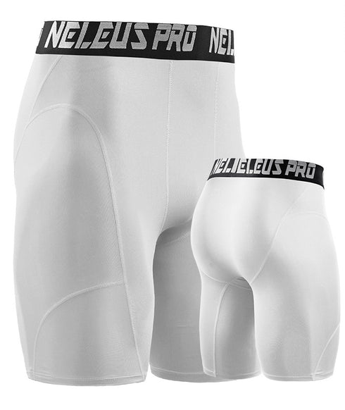 Men's Lightweight Athletic Sports Performance Compression Shorts