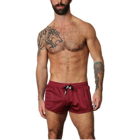 Men's Lightweight Brief Running Athletic Gym Quick Dry Shorts