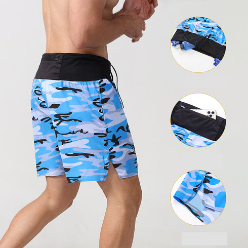 Men's Lightweight Brief Running Athletic Workout Shorts