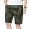 Men's Lightweight Casual Athletic Camo Cargo Shorts