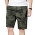 Men's Lightweight Casual Athletic Camo Cargo Shorts