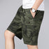Men's Lightweight Casual Athletic Camo Cargo Shorts