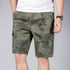 Men's Lightweight Casual Athletic Camo Cargo Shorts