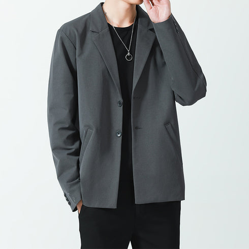 Men's Lightweight Casual Long Sleeve Plus Size Suit Jacket