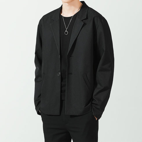 Men's Lightweight Casual Long Sleeve Plus Size Suit Jacket