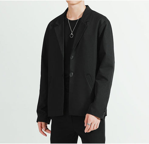 Men's Lightweight Casual Long Sleeve Plus Size Suit Jacket