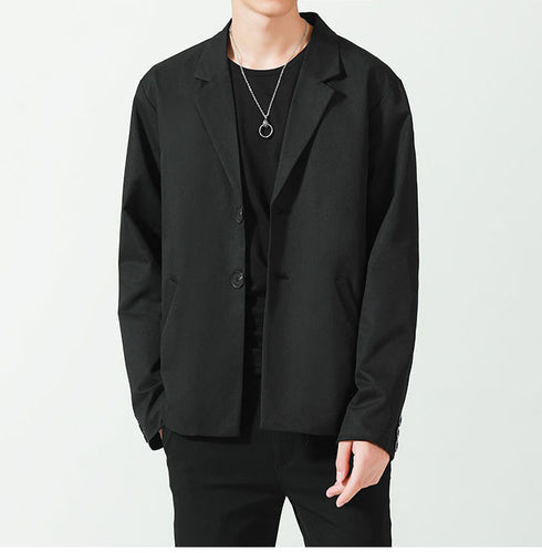 Men's Lightweight Casual Long Sleeve Plus Size Suit Jacket