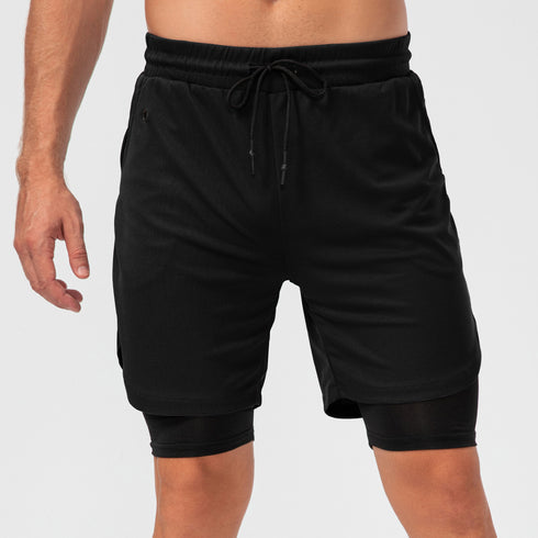 Men's Lightweight Gym Training Workout Shorts with Lined