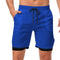 Men's Lightweight Gym Training Workout Shorts with Lined