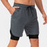 Men's Lightweight Gym Training Workout Shorts with Lined