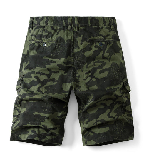 Men's Lightweight Relaxed Fit Camo Hiking Cargo Shorts