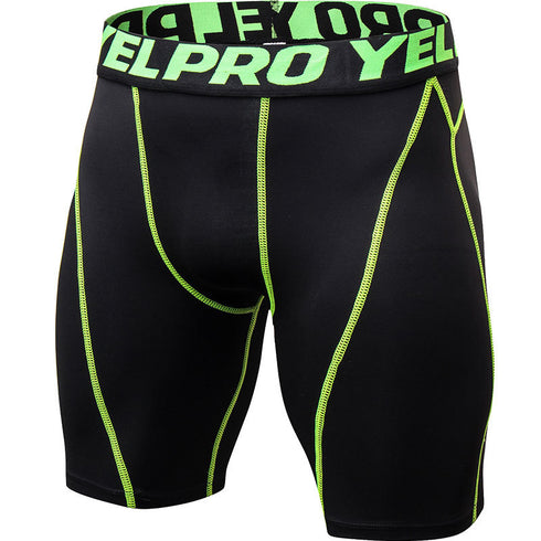 Men's Lightweight Tight-Fit Active Running Compression Shorts