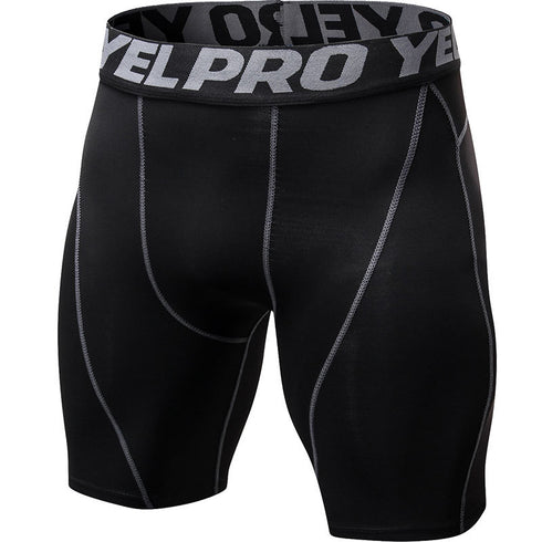 Men's Lightweight Tight-Fit Active Running Compression Shorts