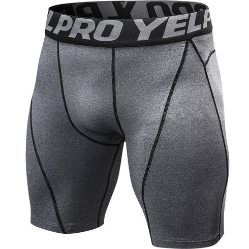 Men's Lightweight Tight-Fit Active Running Compression Shorts