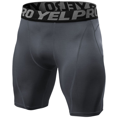Men's Lightweight Tight-Fit Active Running Compression Shorts