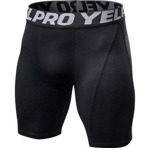 Men's Lightweight Tight-Fit Active Running Compression Shorts