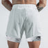Men's Lightweight Workout Sport Shorts with Zip Pockets