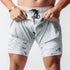 Men's Lightweight Workout Sport Shorts with Zip Pockets