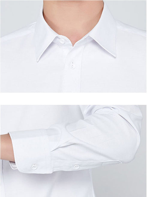 Men's Long Sleeve Business Slim Fit Plus Size Shirts
