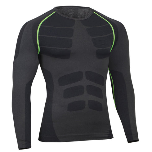 Men's Long Sleeve Compression Workout Running Shirts