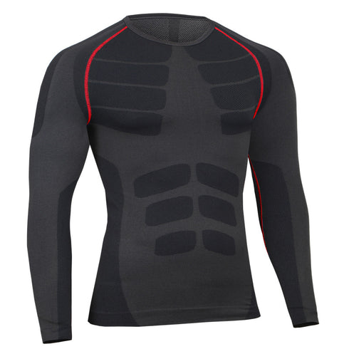 Men's Long Sleeve Compression Workout Running Shirts