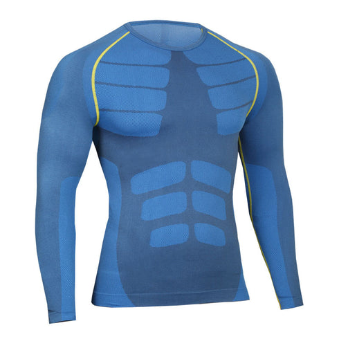 Men's Long Sleeve Compression Workout Running Shirts