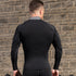 Men's Long Sleeve Shirt Bodybuilding Top Sport Undershirt
