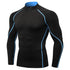 Men's Long Sleeve Shirt Bodybuilding Top Sport Undershirt