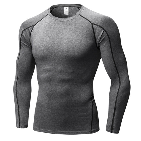 Men's Long Sleeve Shirt Shapewear Running Sport Top