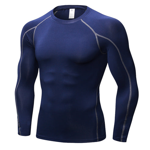 Men's Long Sleeve Shirt Shapewear Running Sport Top