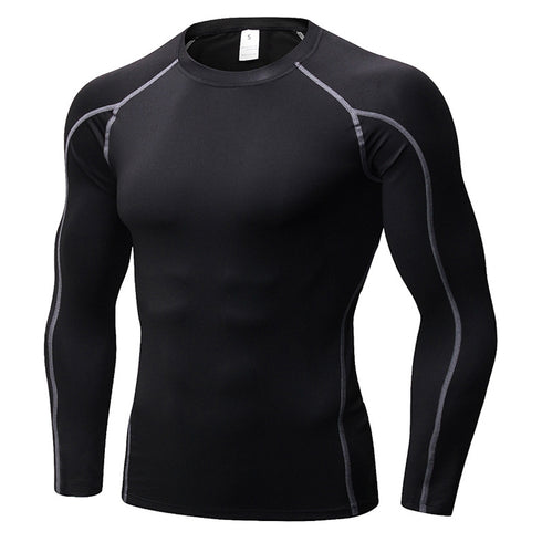 Men's Long Sleeve Shirt Shapewear Running Sport Top