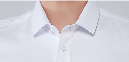 Men's Long Sleeve Solid Slim Fit Plus Size Casual Shirts