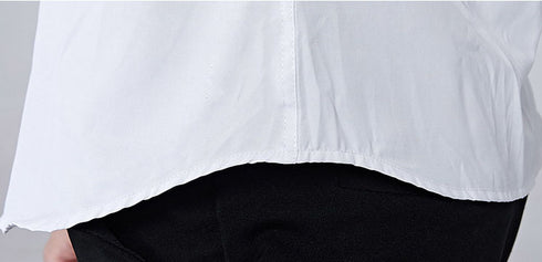 Men's Long Sleeve Solid Slim Fit Plus Size Casual Shirts