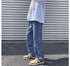 Men's Loose-Fit Wide Leg Streetwear Denim Pants