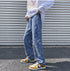 Men's Loose-Fit Wide Leg Streetwear Denim Pants
