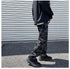 Men's Loose-Fitting Wide Leg Streetwear Black Denim Pants