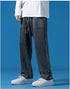 Men's Loose Casual Straight Wide Leg Drawstring Joggers