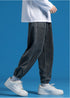 Men's Loose Casual Straight Wide Leg Drawstring Joggers