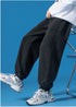 Men's Loose Casual Straight Wide Leg Drawstring Joggers